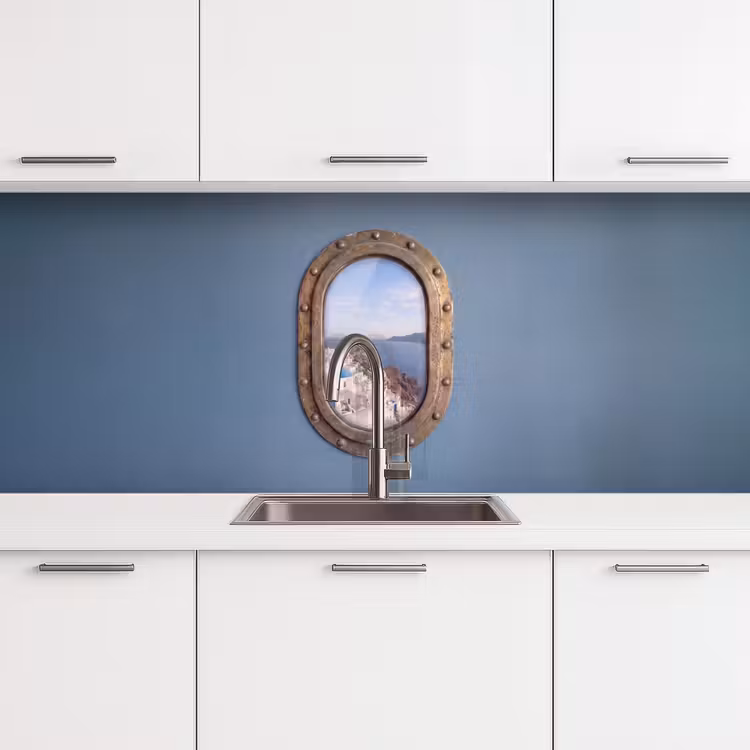 Keuken achterwand - Patrijspoort - Zee - Dorp — 4