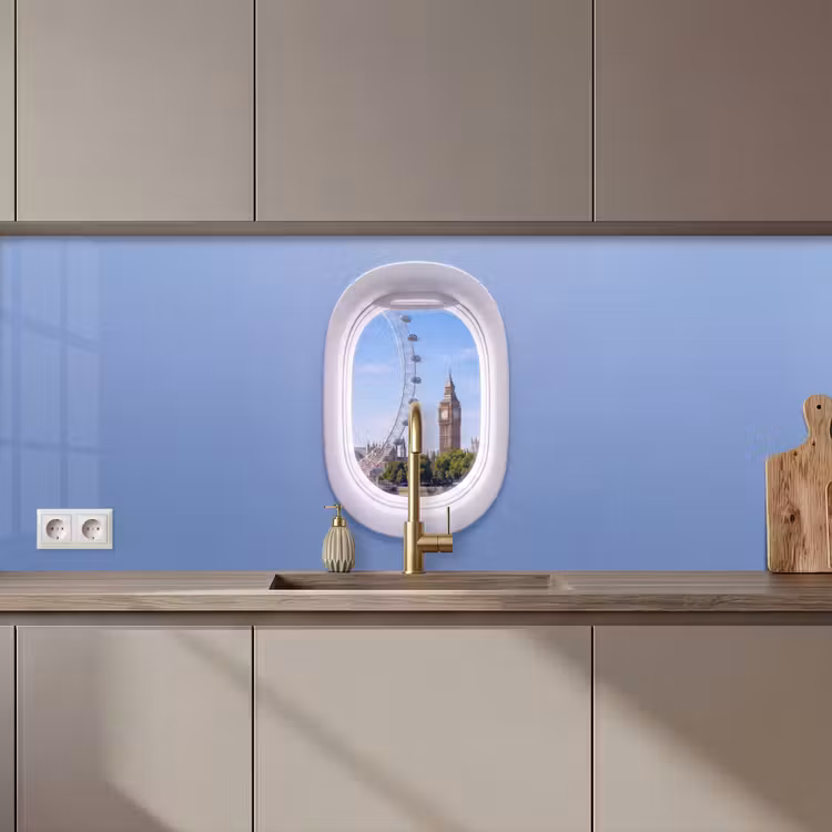 Keuken achterwand - Reuzenrad - Toren - Stad — 1