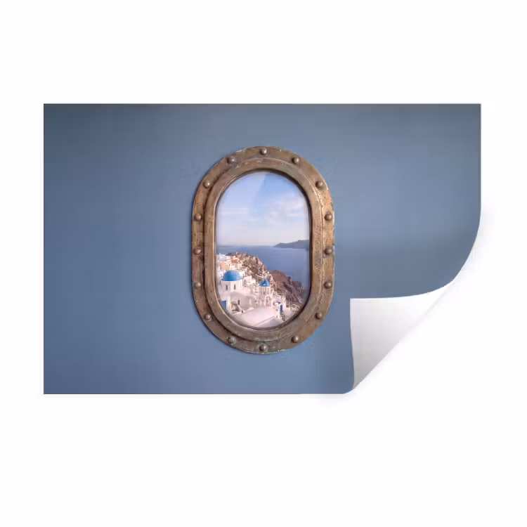 Muursticker - Patrijspoort - Zee - Dorp — 1