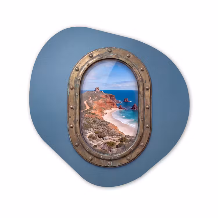 Organisch schilderij forex - Patrijspoort - Kust - Zee — 1
