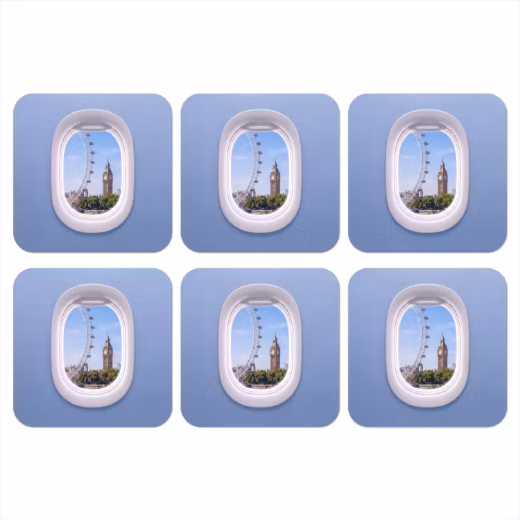 Onderzetter - Reuzenrad - Toren - Stad — 1