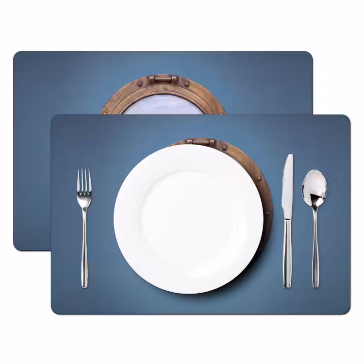 Placemat - 6 stuks - Gebouw - Strand - Zee — 2