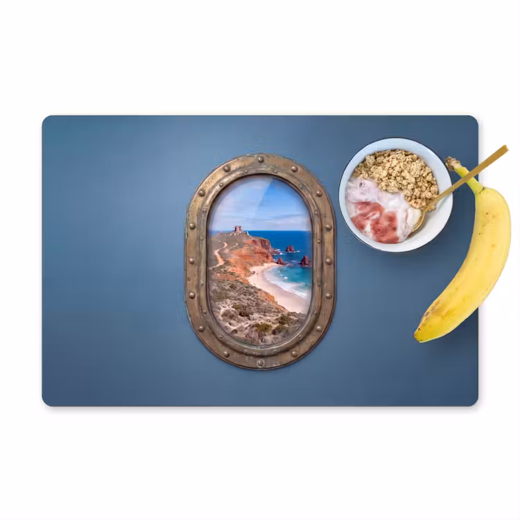 Placemat - 6 stuks - Patrijspoort - Kust - Zee — 1
