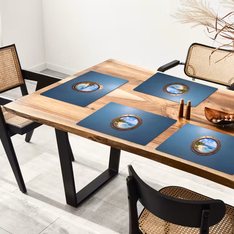 Placemat - 6 stuks - Patrijspoort - Strand - Zee — 3