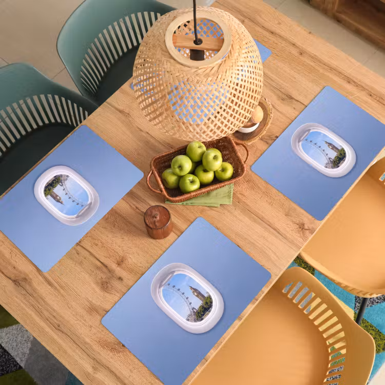 Placemat - 6 stuks - Reuzenrad - Toren - Stad — 4