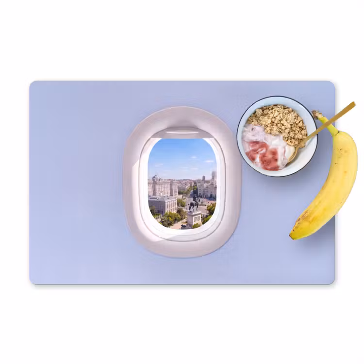 Placemat - 6 stuks - Stad - Uitzicht - Reizen — 1