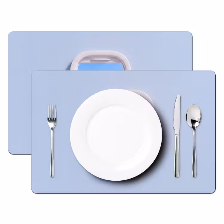 Placemat - 6 stuks - Stadsgezicht - Raam - Reis — 2