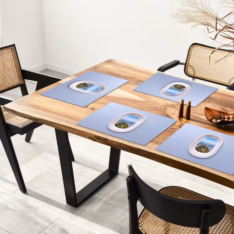 Placemat - 6 stuks - Standbeeld - Rio - Uitzicht — 3