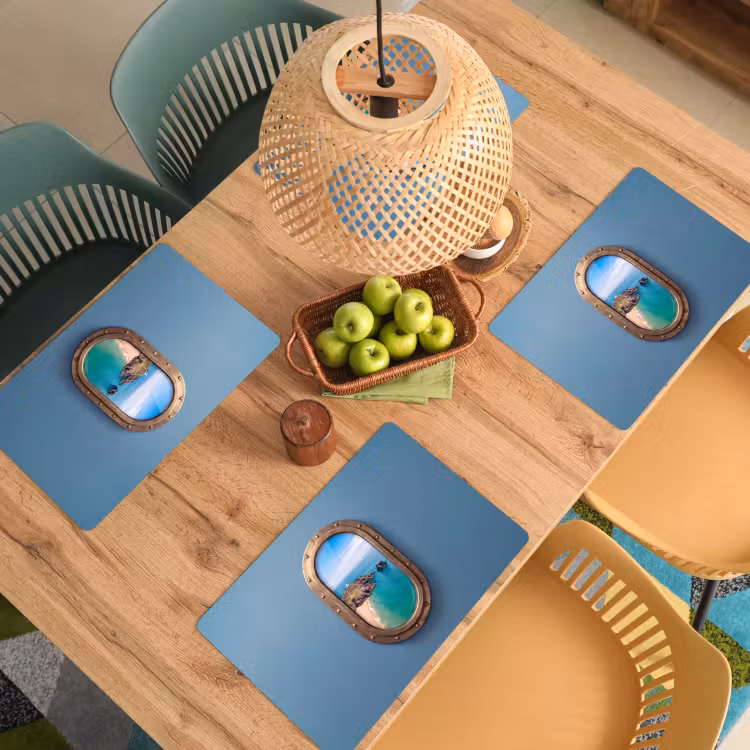 Placemat - 6 stuks - Vuurtoren - Kust - Zee — 4
