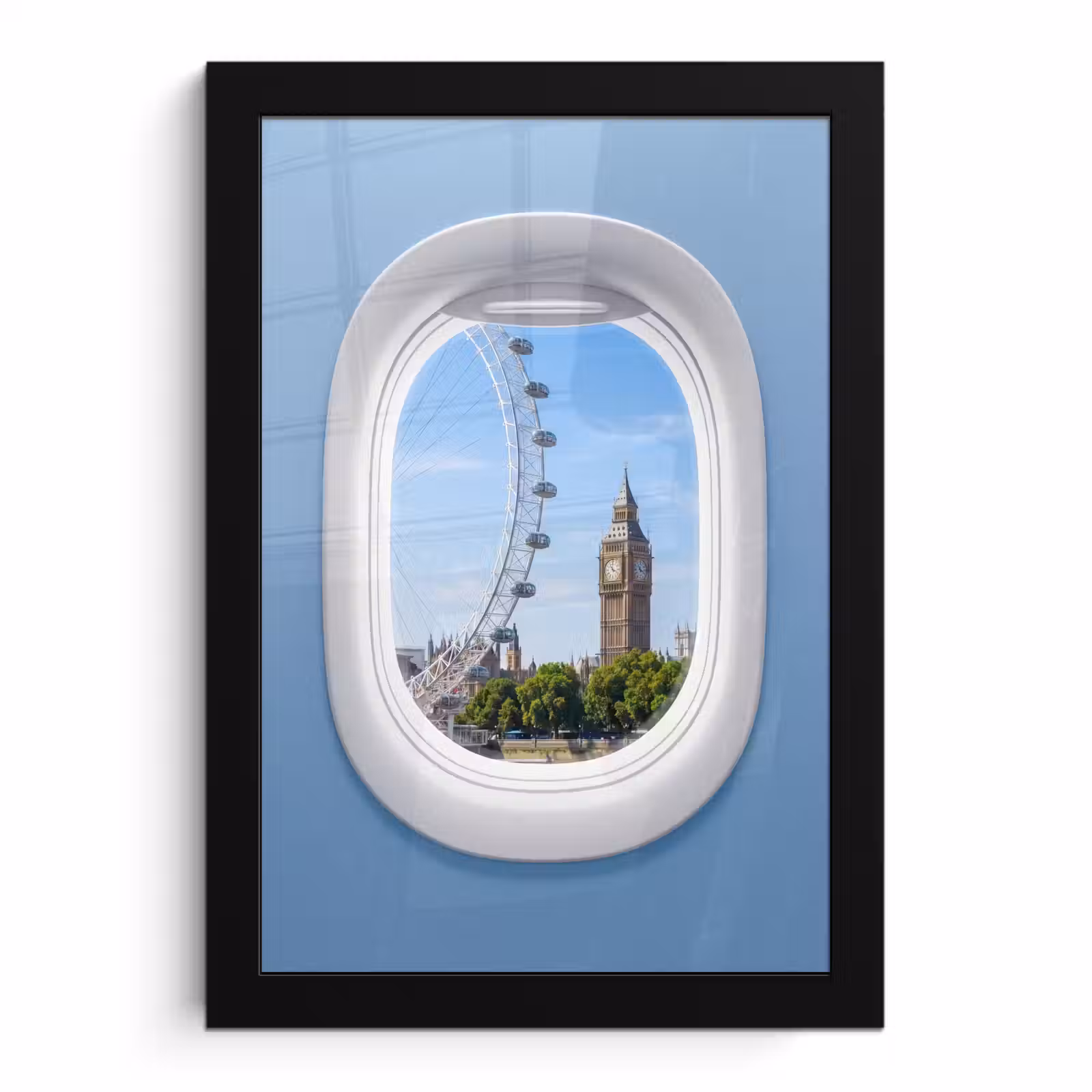 Poster met lijst - Reuzenrad - Toren - Stad — 1