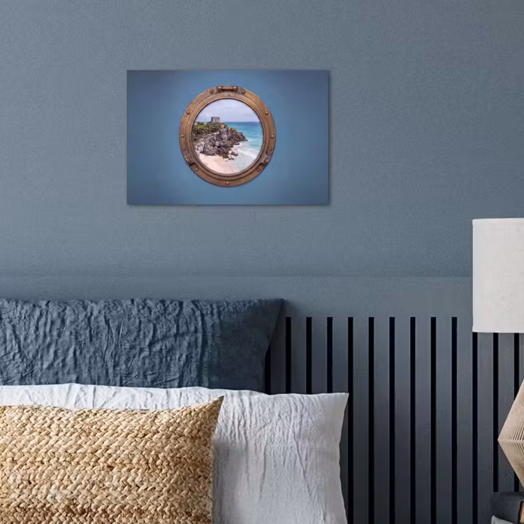 Poster - Gebouw - Strand - Zee — 3