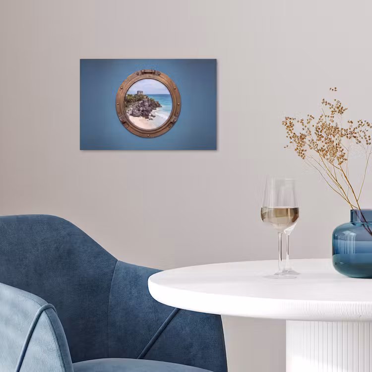 Poster - Gebouw - Strand - Zee — 4