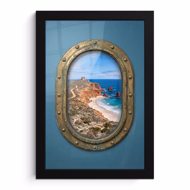 Poster met lijst - Patrijspoort - Kust - Zee — 1