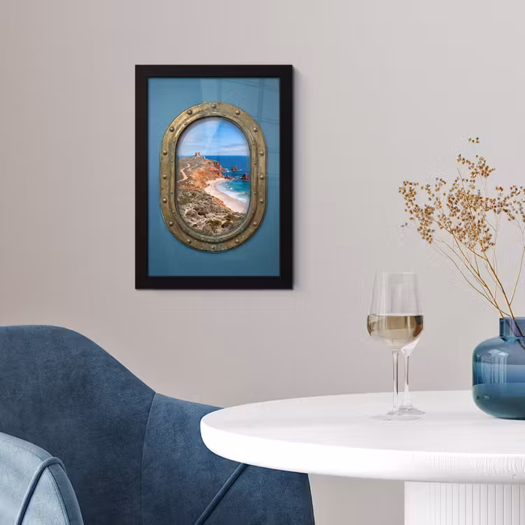 Poster met lijst - Patrijspoort - Kust - Zee — 2