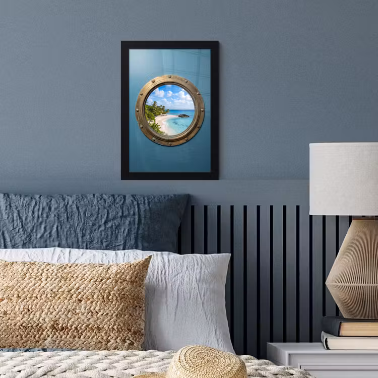 Poster met lijst - Patrijspoort - Strand - Zee — 4
