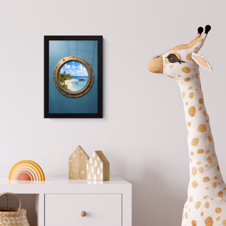 Poster met lijst - Patrijspoort - Strand - Zee — 5
