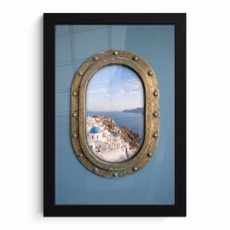 Poster met lijst - Patrijspoort - Zee - Dorp — 1