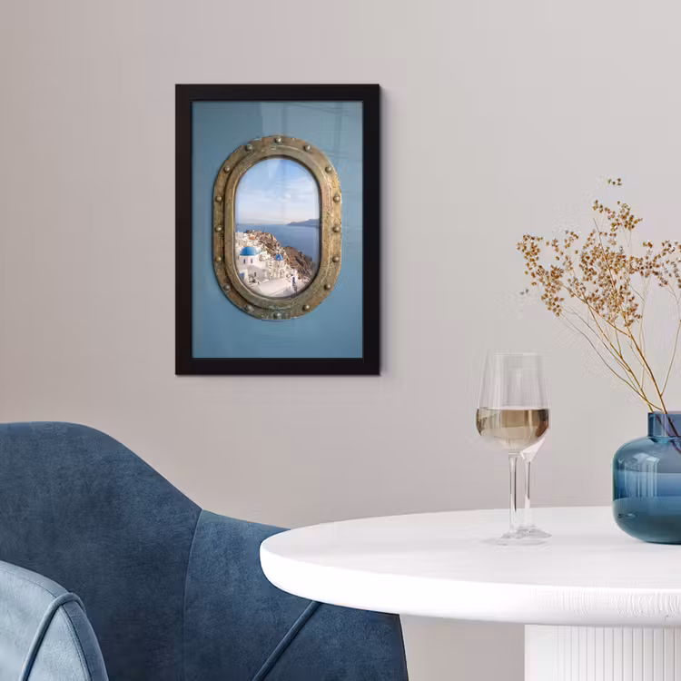 Poster met lijst - Patrijspoort - Zee - Dorp — 2