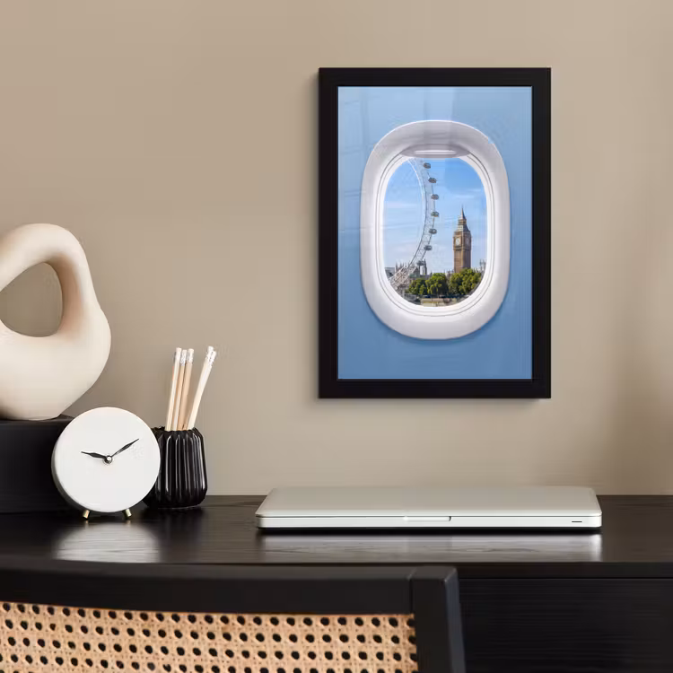 Poster met lijst - Reuzenrad - Toren - Stad — 3