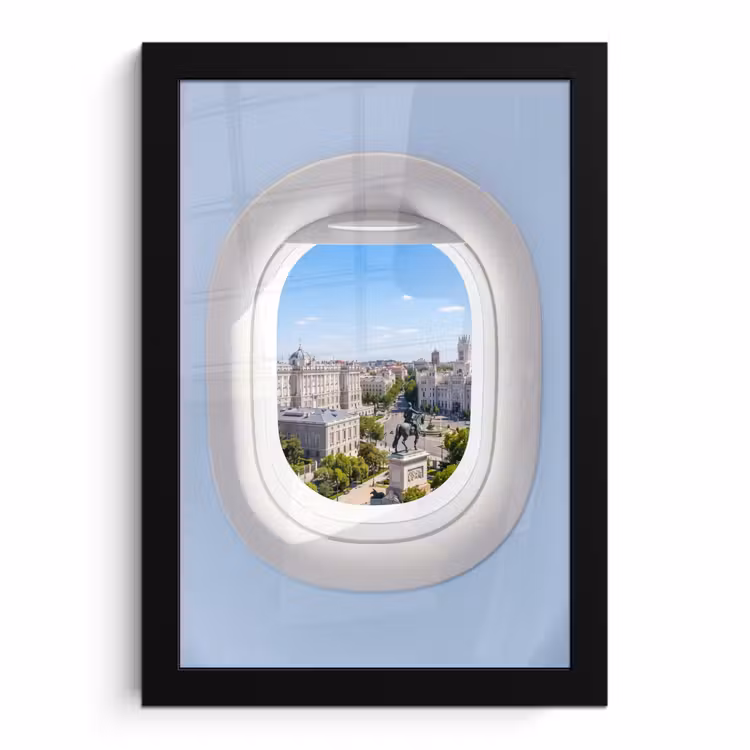 Poster met lijst - Stad - Uitzicht - Reizen — 1