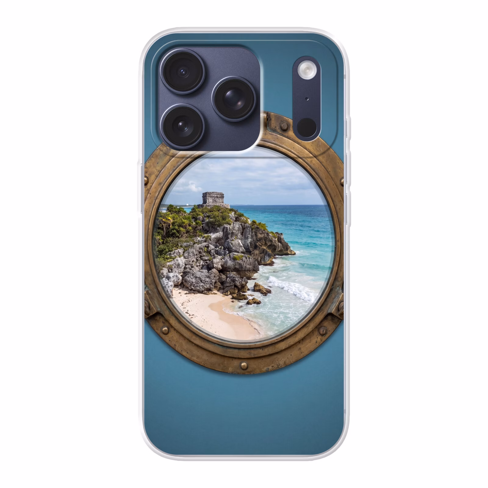 Telefoonhoesje - Gebouw - Strand - Zee — 1