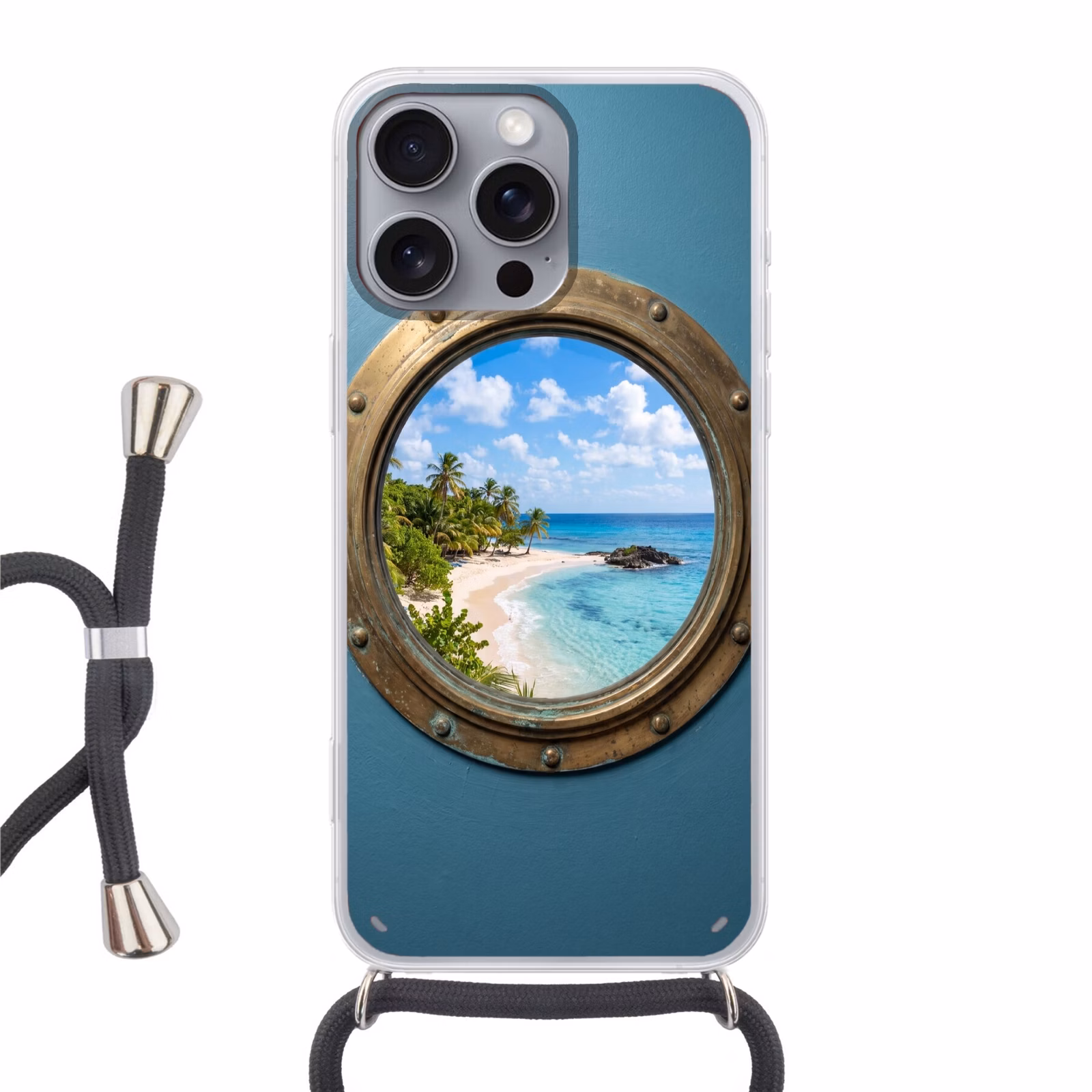 Telefoonhoesje met koord - Patrijspoort - Strand - Zee — 1