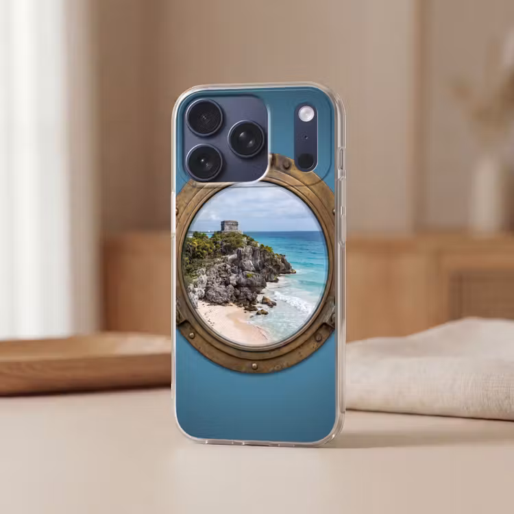 Telefoonhoesje - Gebouw - Strand - Zee — 3