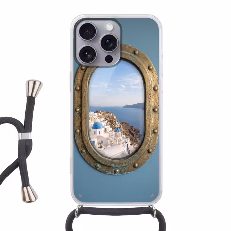 Telefoonhoesje met koord - Patrijspoort - Zee - Dorp — 1