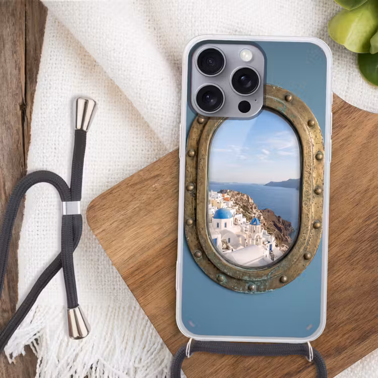 Telefoonhoesje met koord - Patrijspoort - Zee - Dorp — 3
