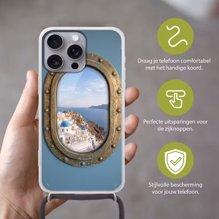 Telefoonhoesje met koord - Patrijspoort - Zee - Dorp — 4