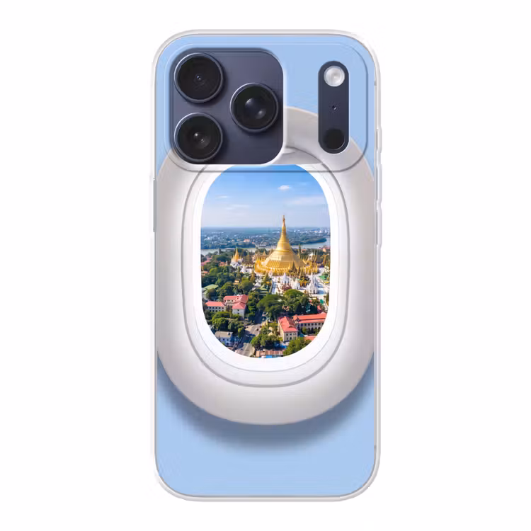 Telefoonhoesje - Pagode - Stad - Uitzicht — 1