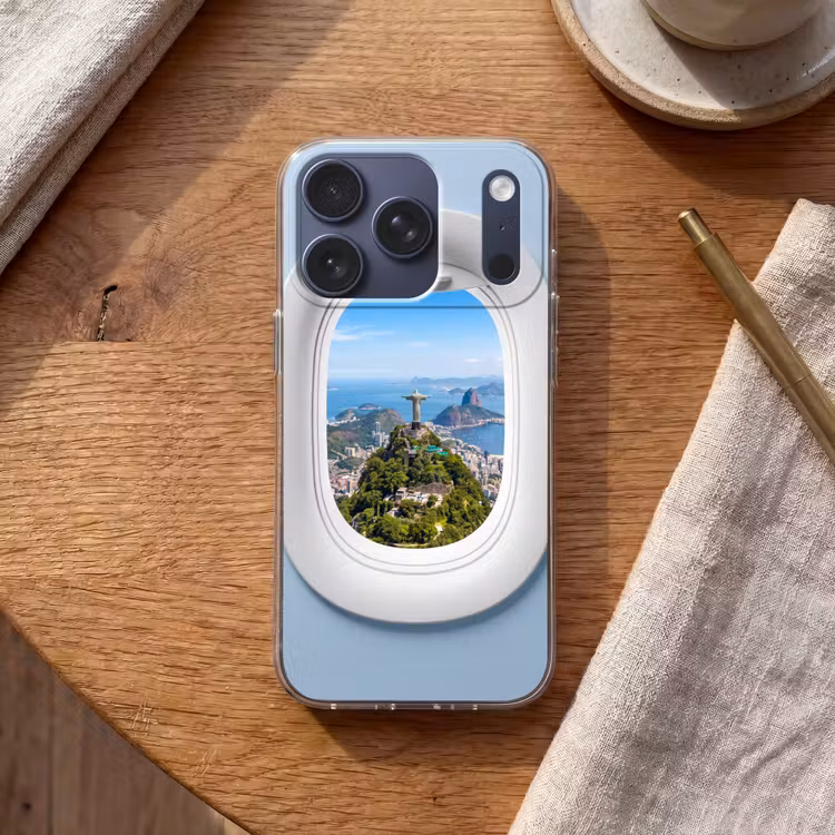 Telefoonhoesje - Standbeeld - Rio - Uitzicht — 2