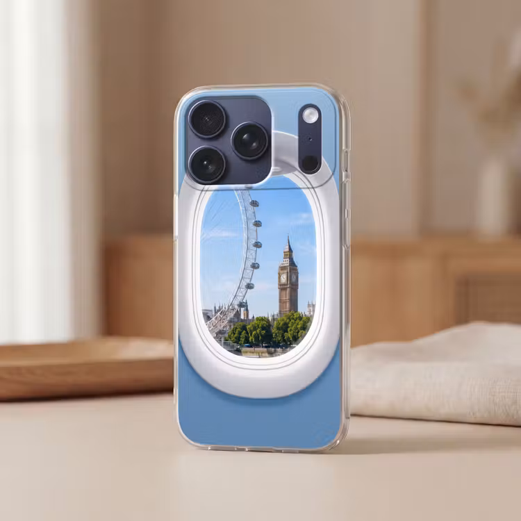Telefoonhoesje - Reuzenrad - Toren - Stad — 3