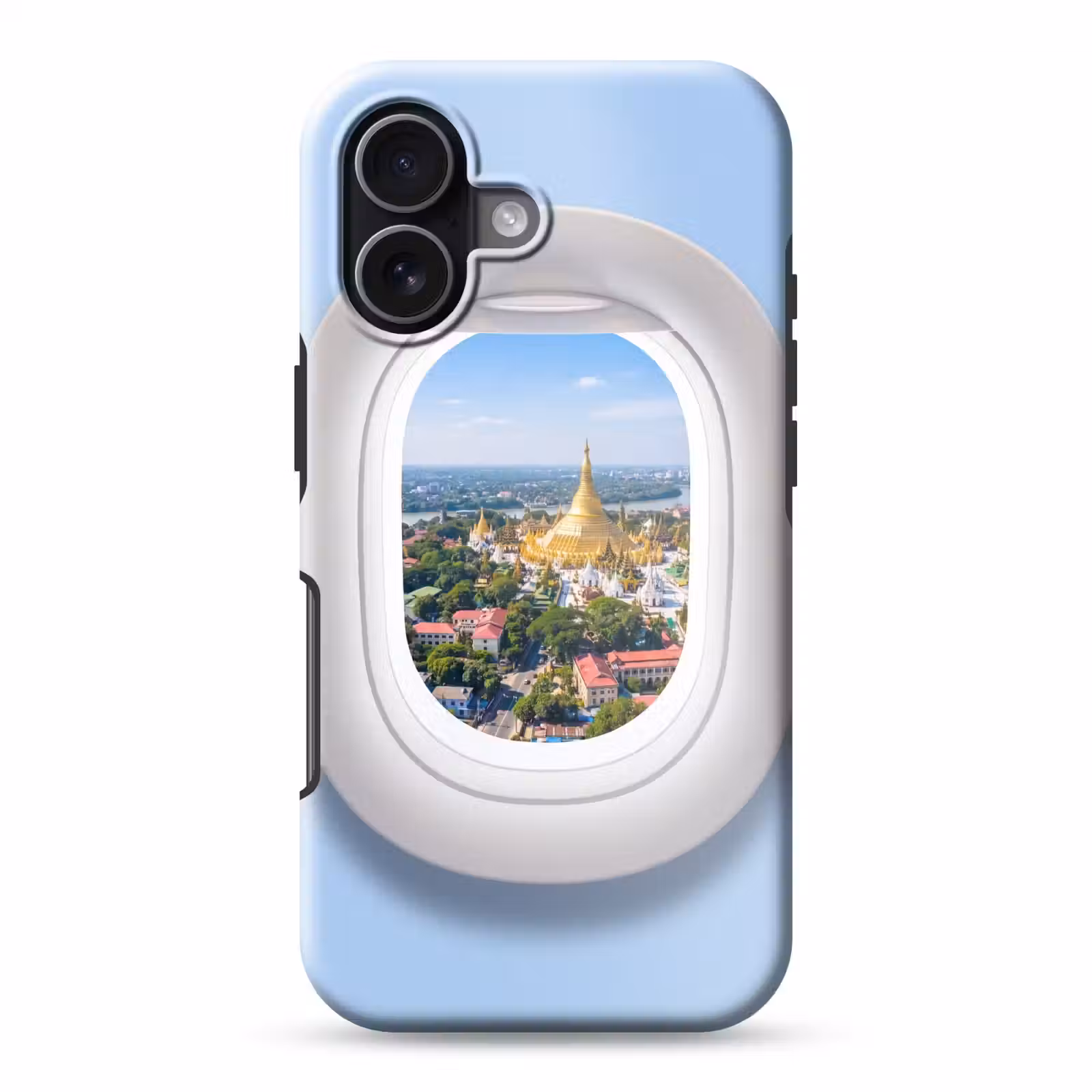 Telefoonhoesje Toughcase - Pagode - Stad - Uitzicht — 1