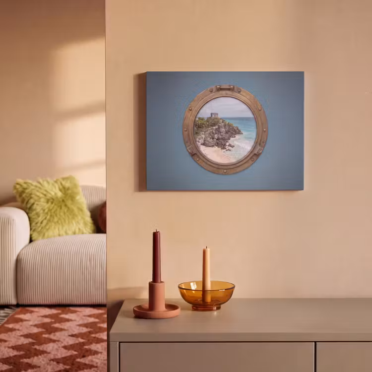 Akoestisch schilderij - Gebouw - Strand - Zee — 2