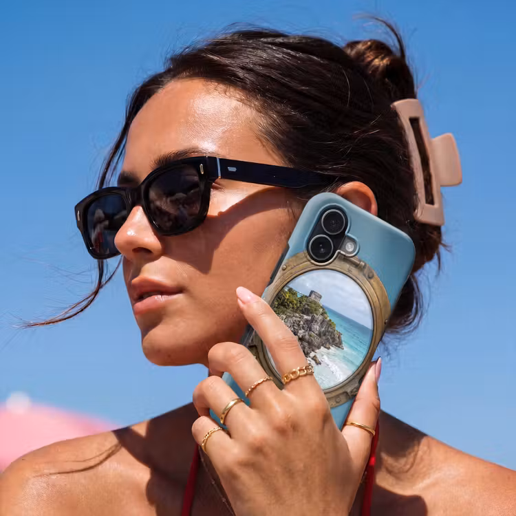 Telefoonhoesje Toughcase - Gebouw - Strand - Zee — 6