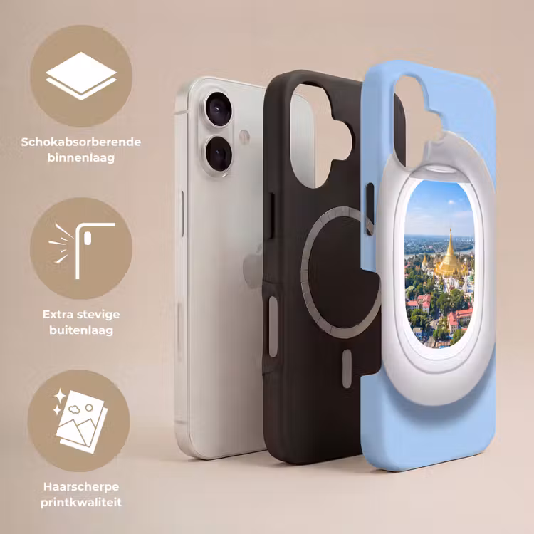Telefoonhoesje Toughcase - Pagode - Stad - Uitzicht — 3