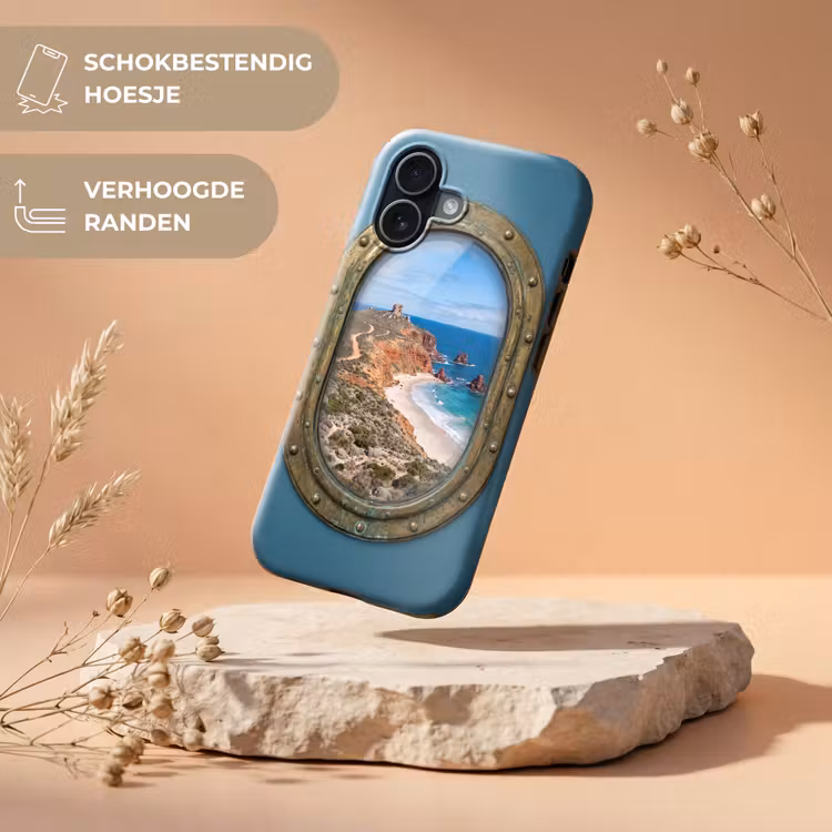 Telefoonhoesje Toughcase - Patrijspoort - Kust - Zee — 5