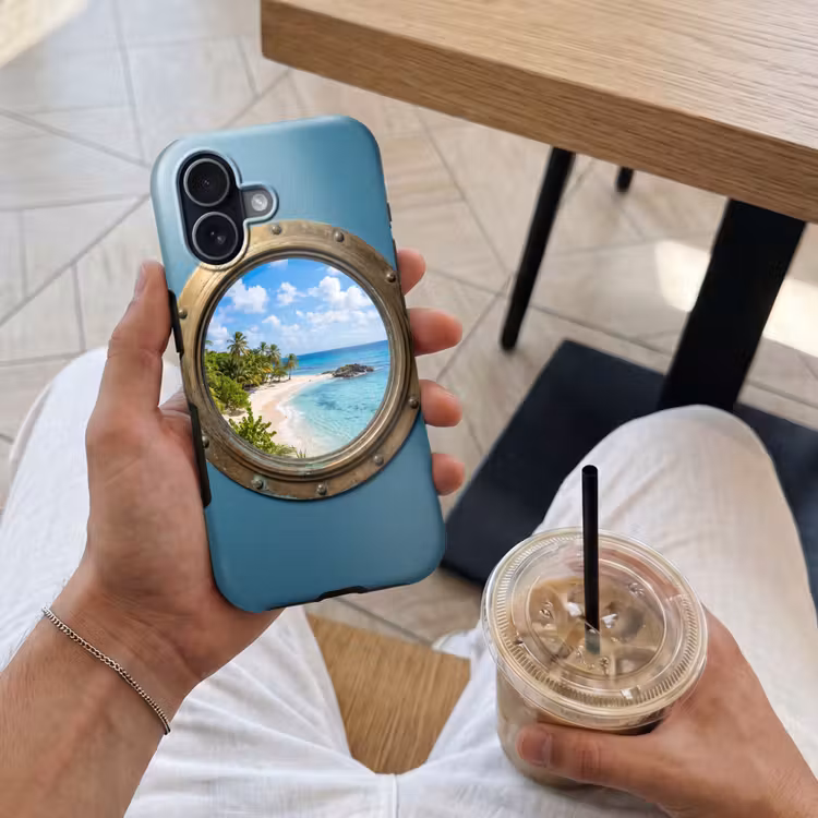 Telefoonhoesje Toughcase - Patrijspoort - Strand - Zee — 4