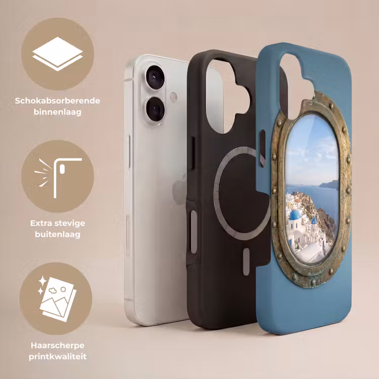 Telefoonhoesje Toughcase - Patrijspoort - Zee - Dorp — 3