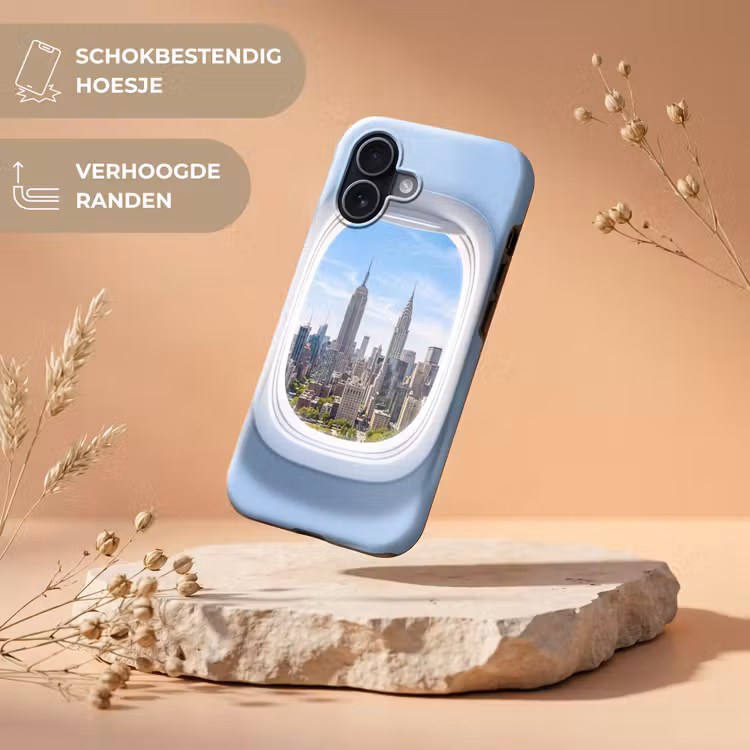 Telefoonhoesje Toughcase - Stad - Vliegtuig - Uitzicht — 5