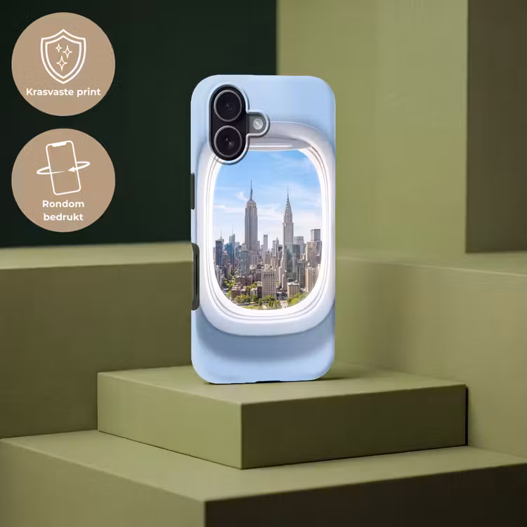 Telefoonhoesje Toughcase - Stad - Vliegtuig - Uitzicht — 7