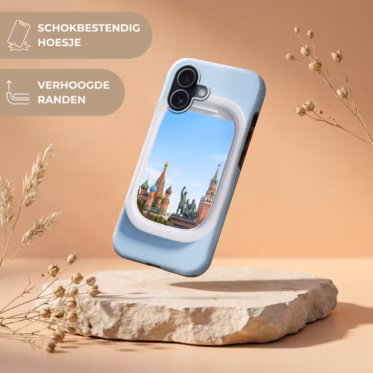 Telefoonhoesje Toughcase - Stadsgezicht - Raam - Reis — 5