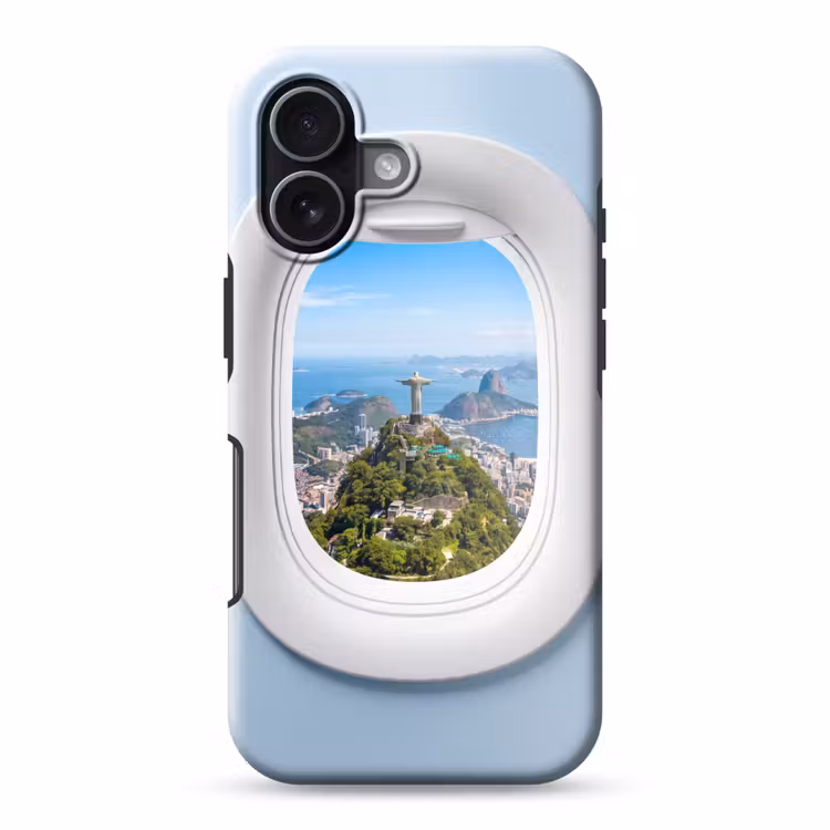 Telefoonhoesje Toughcase - Standbeeld - Rio - Uitzicht — 1