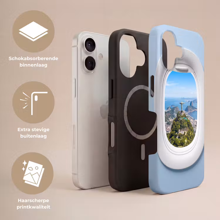Telefoonhoesje Toughcase - Standbeeld - Rio - Uitzicht — 3