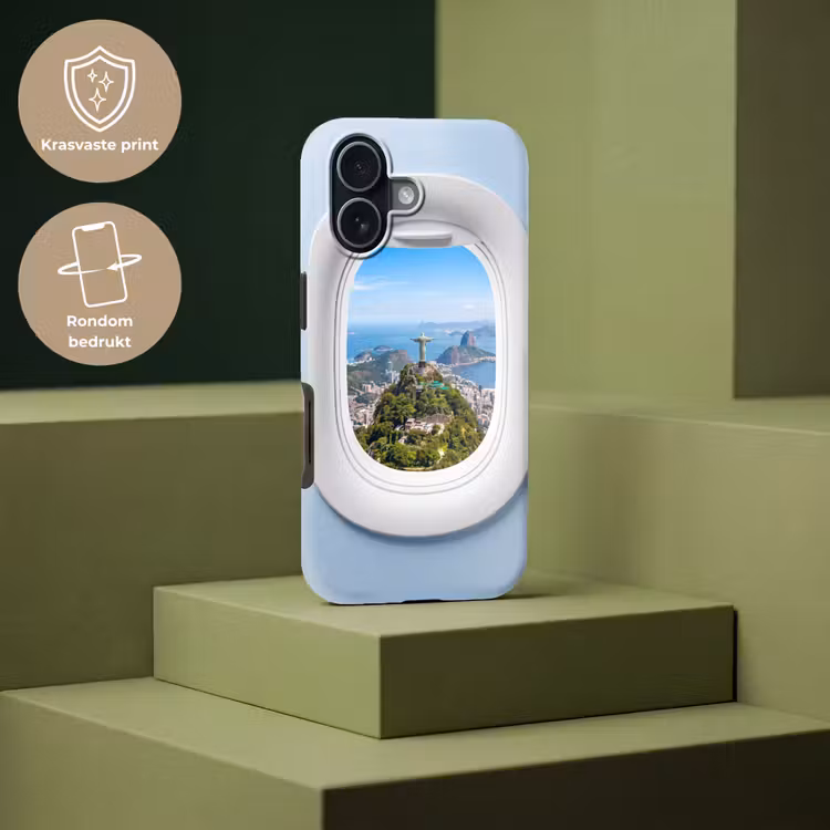 Telefoonhoesje Toughcase - Standbeeld - Rio - Uitzicht — 7