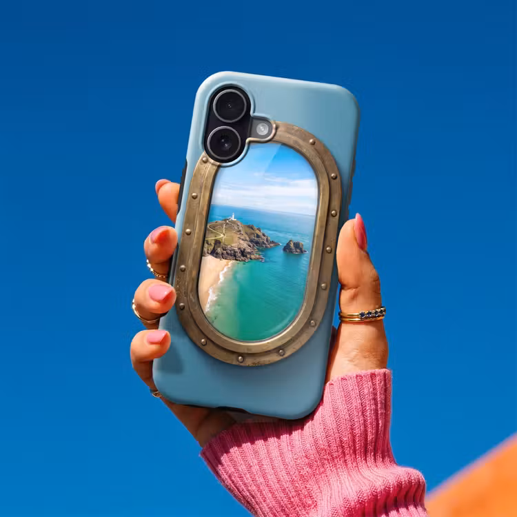 Telefoonhoesje Toughcase - Vuurtoren - Kust - Zee — 2