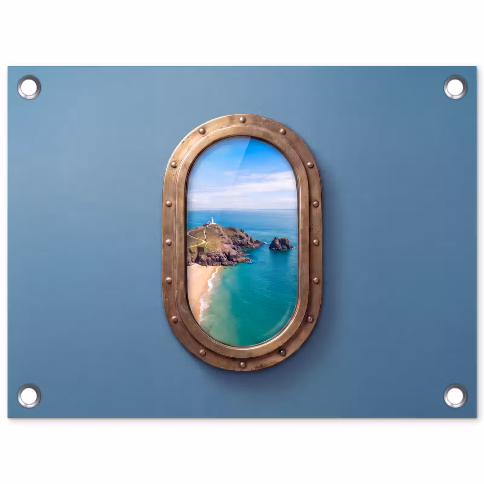 Tuinposter - Vuurtoren - Kust - Zee — 1