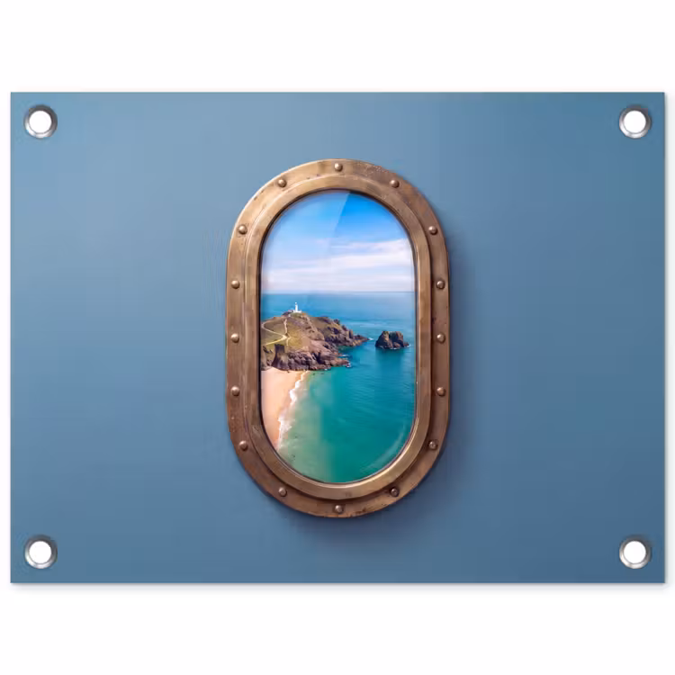 Tuinposter - Vuurtoren - Kust - Zee — 1