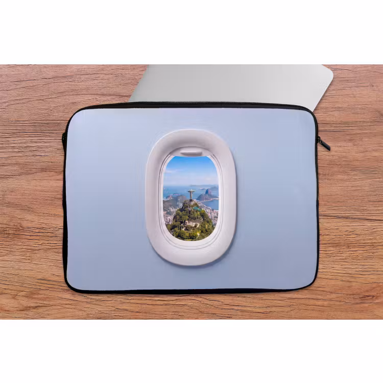 Laptophoes Standbeeld - Rio - Uitzicht — 2